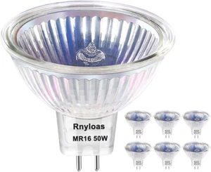 6 PACK MR16 12V 50W 50watts Lighting Bulb GU5.3 BASE 300LM Dimmable - Picture 1 of 6