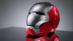 NEW 8-Piece Opening & Closing MK5 Iron Man Helmet 1:1 Wearable Voice-controlled - Picture 1 of 13