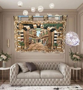 Goblin tapestry hand beaded Embroidered Damas wall hanging Art home decor 47*26 - Picture 1 of 5