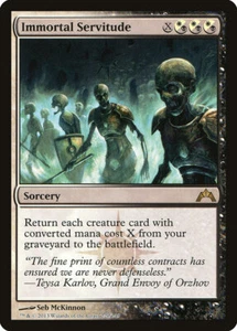 Immortal Servitude 220 Rare Gatecrash GTC MTG - Picture 1 of 1