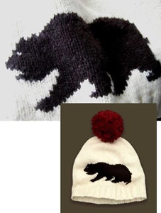 【New】Hollister Men's【HCO Bear Logo Vintage Knit Cap】Cream @One SIZE - Picture 1 of 4