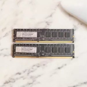 G.SKILL 4GB KIT 2x2GB 240-Pin DDR3 SDRAM DDR3 1333 (PC3 10666) Memory Matched - Picture 1 of 2