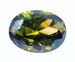 AAA Natural Peridot Green Ceylon Sapphire Loose Gemstone Oval Cut 15.95 Ct AUH - Picture 1 of 6