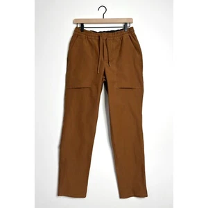 LULULEMON Mens Bowline Pants Utilitech 30" Slim Fit Burnt Caramel size Small - Picture 1 of 7