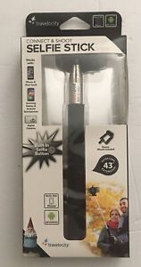 Travelocity Selfie Stick - Connect and Shoot - Black