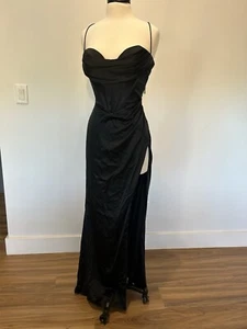 GB Gianni Bini Black Corset Style Dress 9 - Picture 1 of 5
