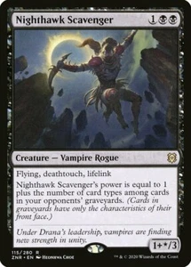 1x Nighthawk Scavenger 115/280 Zendikar Rising (MTG) - Foto 1 di 1