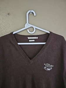 Peter Millar 100% Merino Wool Vest Mens XL Brown From The Powder Horn Golf Club - Picture 1 of 8