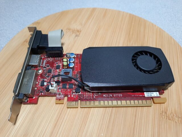 GT720 - Dell NVIDIA GeForce GT 720 1GB DDR3 DVI PCI Express 2 x16 Video  Graphics Card