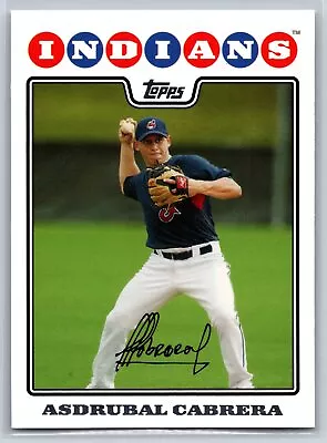 2008 Topps #617 Asdrubal Cabrera - Image 1 of 2