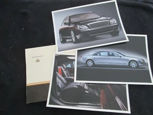2002 2003 Mercedes Benz Maybach 57 62 Broschüre Portfolio 3 Foto US Verkaufsmappe - Bild 1 von 5