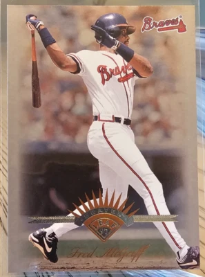 1997 Leaf Fred McGriff #97 Atlanta Braves - Image 1 of 2