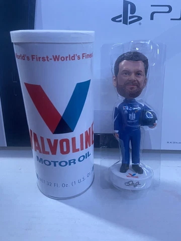NEW CONDITION Sealed Plastic Valvoline Dale Earnhardt Jr Bobble Head 2016 Cover
