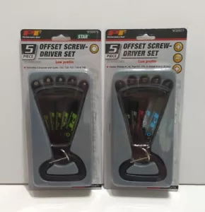 Performance Tool 5-Pc Offset Screwdriver Set And 5-pc Star Screwdriver Set - Picture 1 of 4