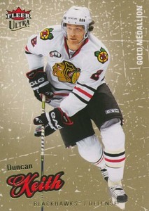 2008-09 Ultra GOLD MEDAL #123 DUNCAN KEITH - Chicago Blackhawks