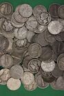 Junk Silbermünzen Quecksilber & Roosevelt Dimes 2 Feinunzen Münzen Gewicht