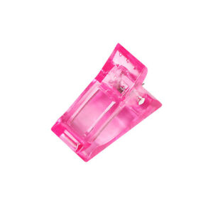 Acrylic Nail Clip Quick Building Nail Tips Clips Fingernail Extension Clamps ♪
