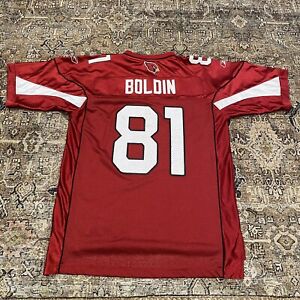 Arizona Cardinals Authentic Anquan Boldin Reebok NFL Jersey Size M Red Clean