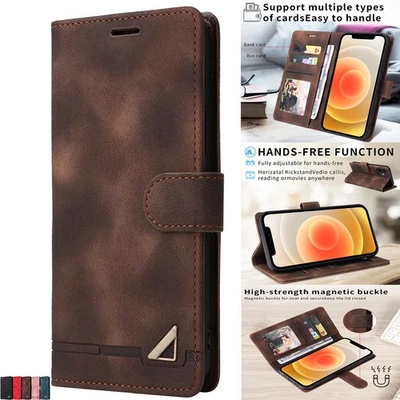 Leather Magnetic Wallet Case Card Flip Cover For Google Pixel 7 Pro 7A 7 6Pro 6 - Image 1 of 4