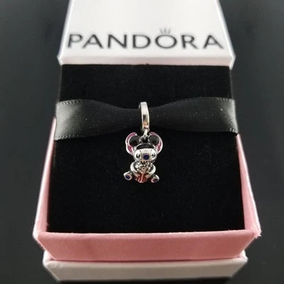 Disney Parks 2025 Stitch Mickey Ears & Popcorn Bucket Pandora Charm Foto 1 de 4