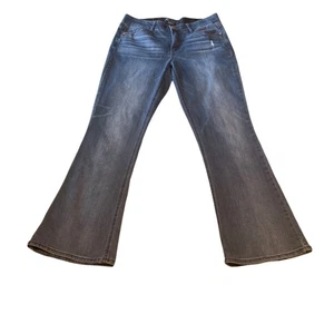 Democracy Ab Solution Damen Boot Cut Medium Wash Jeans 12 Freizeit Western - Bild 1 von 8