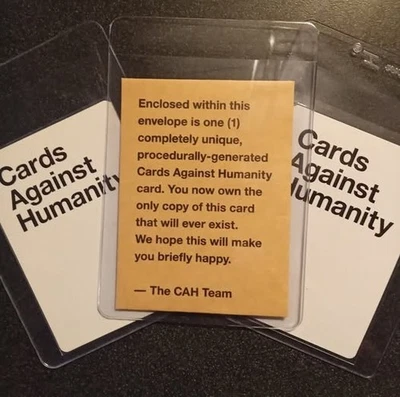 Cards Against Humanity - 1 of 1card! - The only one in the world! - CAH +Promos! - Image 1 of 3