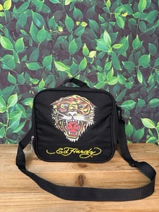 Borsa termica Ed Hardy Lunch Box nera tigre grafica isolata tote - Foto 1 di 7