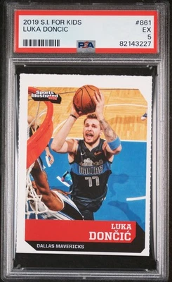 PSA 5 EX Luka Doncic 2019 S.I. for Kids #861 Rookie Card Dallas Mavericks - Image 1 of 2