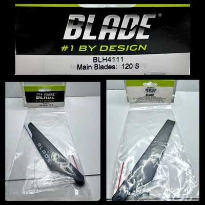 BLADE Main Blades 120 S #BLH4111 New in Package Replacement Helicopter Parts - Image 1 of 4