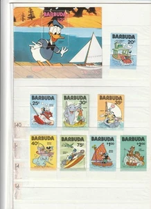 BARBUDA LOT BLOC ET TIMBRES NEUFS WALT DISNEY 1981 ETAT EXCELLENT - Foto 1 di 1