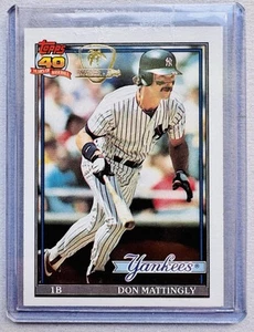 1991 Topps - Don Mattingly #100 Operation Desert Shield - Picture 1 of 2