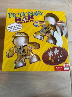 Pictionary Man Double Draw Game,  Party Games by Mattel Toys. New! Minty Fresh!! - Image 1 of 2