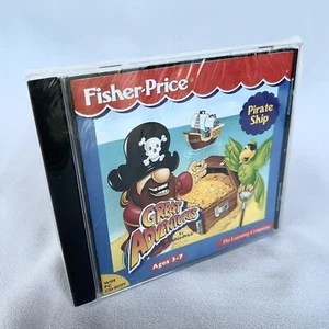 Fisher Price Great Adventures Pirate Ship Win 95 PC CDRom Age 3-7 2203133 NEW - Picture 1 of 4