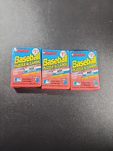 1989 Donruss Baseball (3) Unopened Packs 39 Cards Per Pack - Picture 1 of 3