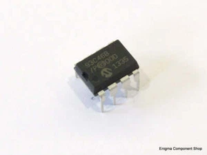Microchip 93C46B/P 1Kbit Serial EEPROM IC. UK seller - Fast Dispatch - Picture 1 of 2