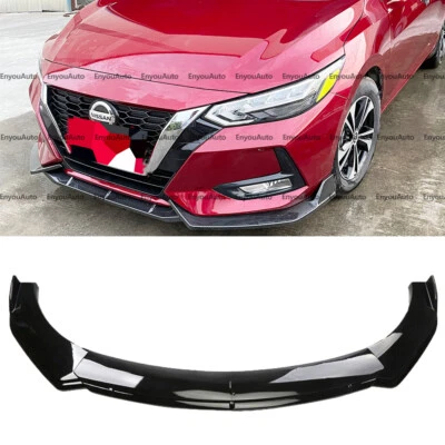 For Nissan Maxima UNIVERSAL Front Bumper Lip Spoiler Splitter Glossy Black - Изображение 1 из 4