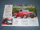 1956 Ford F-100 Pickup Truck Article "It Could Happen to You" F100