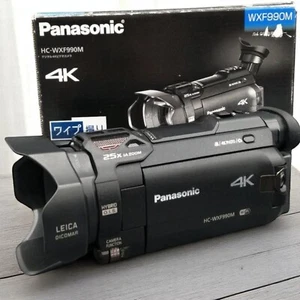 Panasonic HC-WXF990M Digital 4K Video Camera Black w/ Battery Charger Manual Box - Picture 1 of 14