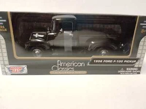 Motor Max Ford F-100 Pickup Schwarz 1956 1/24 73235BK - Bild 1 von 1