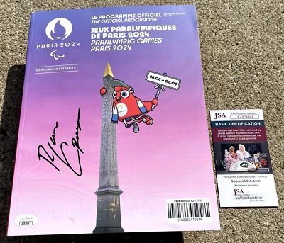 RYAN CROUSER 签名巴黎节目 JSA COA 2024 年奥运会美国黄金 — 第 1/3 张图片