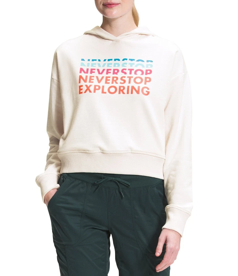 Sudadera con capucha polar The North Face para mujer "Never Stop Exploring" logotipo jugar sudadera Foto 1 de 1