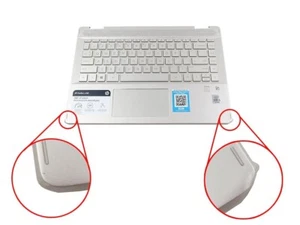 HP PAVILION 14-DH US KEYBOARD PALMREST ASSEMBLY L53787-001 *DENTS IN CORNERS* - Picture 1 of 2