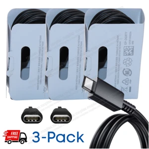 3-PACK For Samsung USB C To USB C Cable Lot PD Fast Charging Type C Charger Cord - Picture 1 of 11