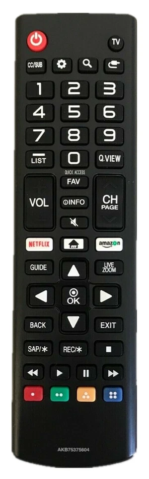 New USBRMT Remote AKB75375604 For LG LCD LED Smart TV AKB74475401 AGF76631042