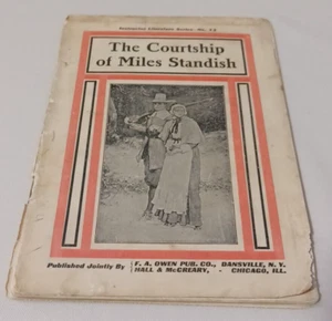 The Courtship of Miles Standish Instructor Literature Series 13 Booklet 1915 - Picture 1 of 9
