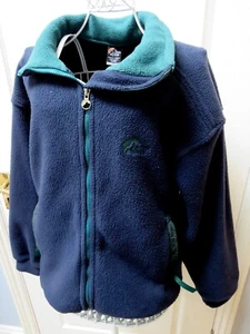 Lowe Alpine Ireland Men's Vintage Fleece Jacket Size M Blue Green Gorpcore 1990s - Picture 1 of 5