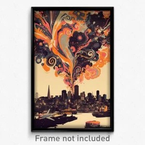 Russian Movie Poster - Adorable San Francisco (Russia Retro Film Art Print) - Picture 1 of 1