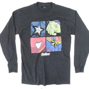 M&O GOLD MEDIUM MARVEL AVENGERS ENDGAME MOVIE HULK IRON MAN LIGHT TEE SWEATER - Picture 1 of 5