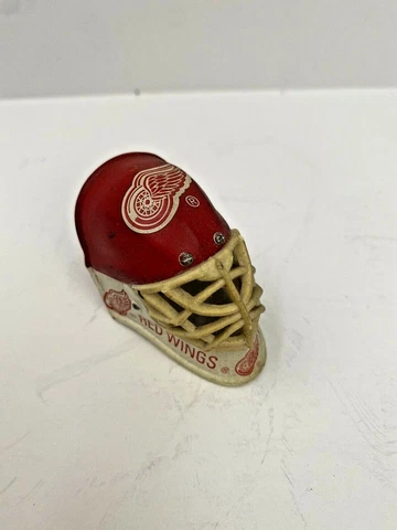 Vintage Detroit Red Wings Mini Goalie Helmet Cover