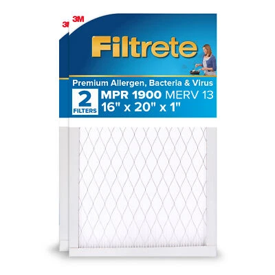Filtrete Ultimate Allergen Reduction Filter UT00-2PK-1E, 16 in x 20 in x 1 in - Image 1 of 4